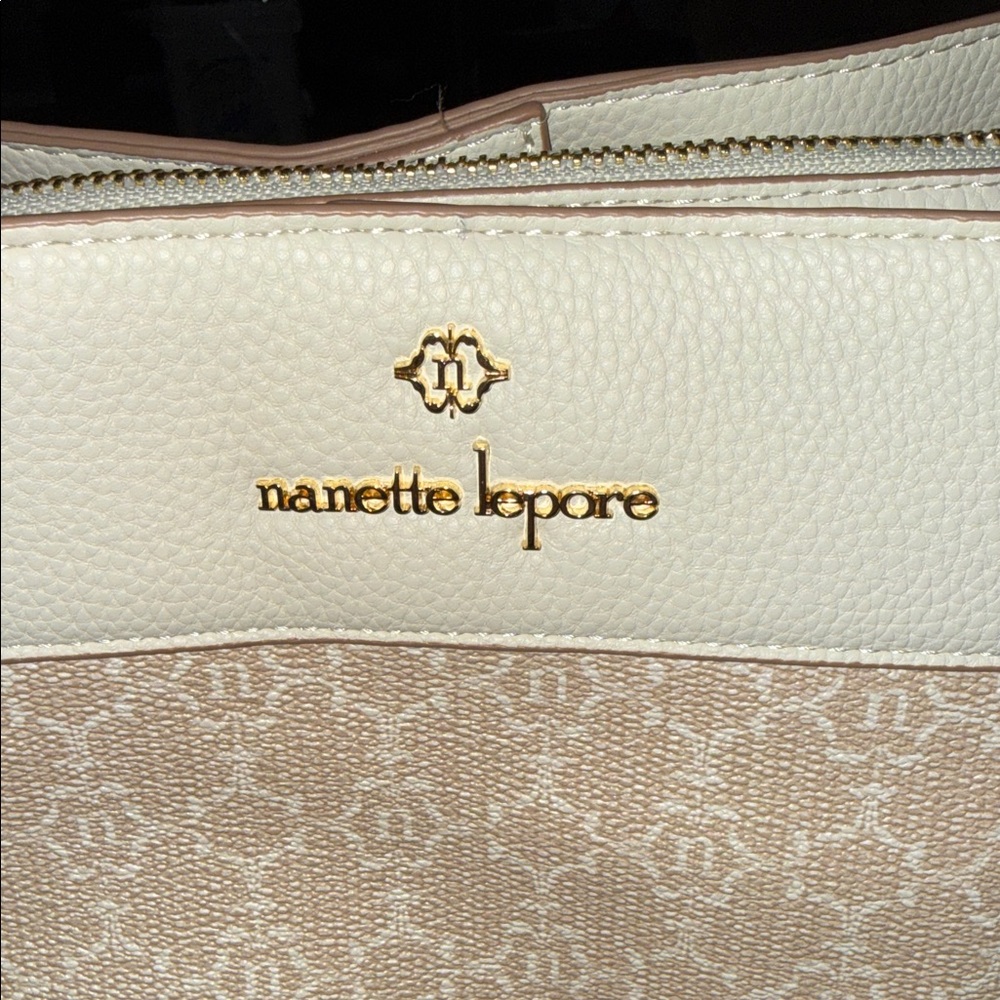 Nanette Lepore Pink and Cream Crossbody Bag - Picture 4 of 6